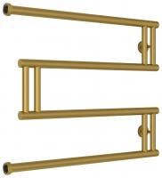 Полотенцесушитель водяной High-Tech model "M+" 500х650 (Матовое ЗОЛОТО)