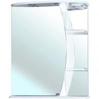 Зеркальный шкаф Bellezza Луна 60 L 4612609002017 с подсветкой Белый