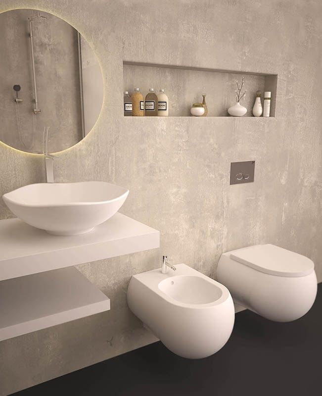 Унитаз Bien Flash FLKA052N1VP0W3000 подвесной с сиденьем Микролифт