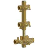 CISAL Встраиваемая часть термостатического смесителя 3/4" с двумя запорными вентилями