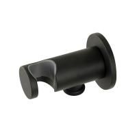 FORTIS Держатель для лейки со штуцером ,1/2, черный матовый