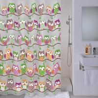 Штора для ванны Milardo Cheeky owls 180x180 Разноцветная Штора для ванны Milardo Cheeky owls 180x180 Разноцветная
