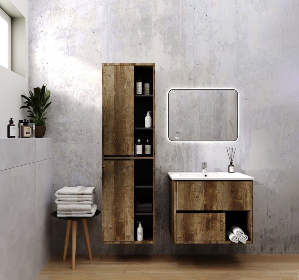 Пенал VIANT "Люксембург" 2 ств подвесной дерево 300х500х1700 (VLUX500D-PENP), артикул VLUX500D-PENP