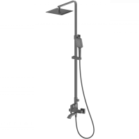 Душевая система WONZON & WOGHAND FLEX, Темный графит (WW-88047072-BGM)