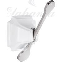 Крючок Elghansa Hermitage HRM-700-White/Chrome Белый Хром Крючок Elghansa Hermitage HRM-700-White/Chrome Белый Хром
