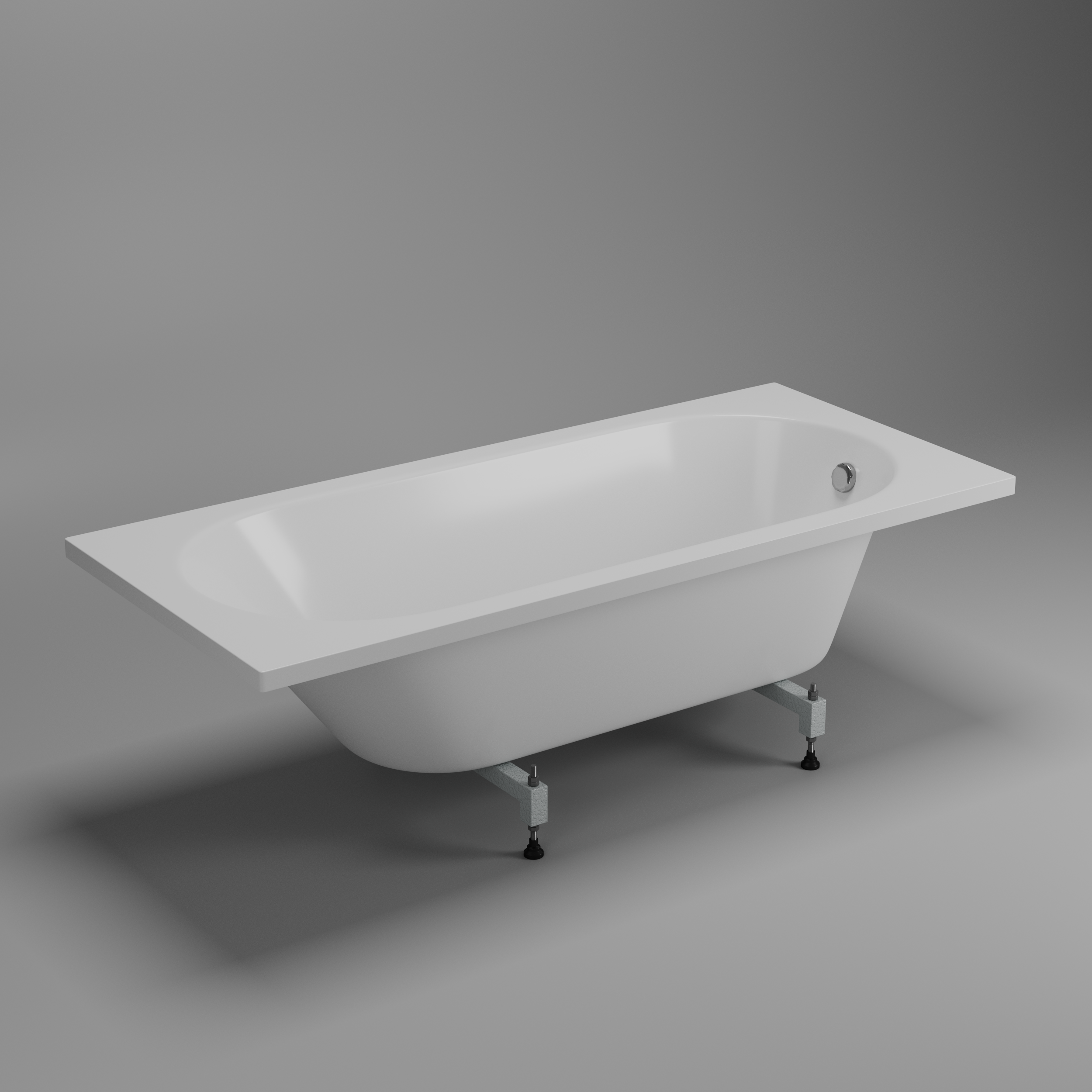 Ванна из литьевого мрамора Delice Bravo 1800х800