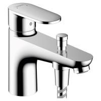 Смеситель для ванны и душа, Hansgrohe, Vernis Blend, тип открывания воды-однорычажный, тип регулирования воды-керамический картридж, монтаж-на борт ванны, отверстия для монтажа-1, вынос излива, мм-140, тип излива-неподвижный, цвет-хром Смеситель для ванны и душа, Hansgrohe, Vernis Blend, тип открывания воды-однорычажный, тип регулирования воды-керамический картридж, монтаж-на борт ванны, отверстия для монтажа-1, вынос излива, мм-140, тип излива-неподвижный, цвет-хром