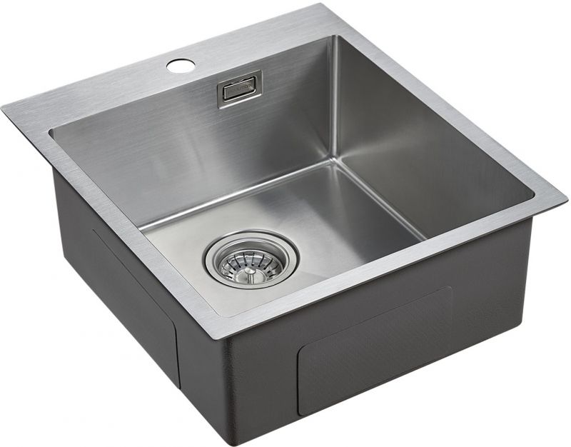 Кухонная мойка Paulmark Neckar 45 PM804551-BS Брашированная сталь