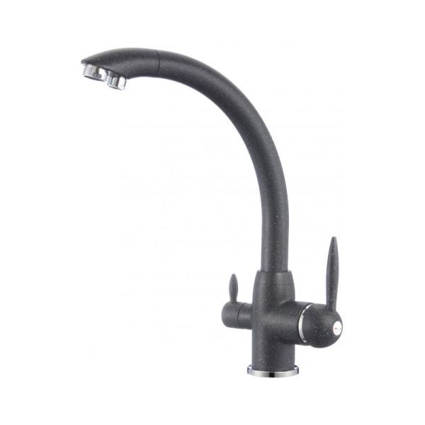 Смеситель для кухни с подключением к фильтру Savol S-L1699H, черный