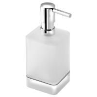 Диспенсер EVEREST стеклянный для жидкого мыла, хром, Sapho