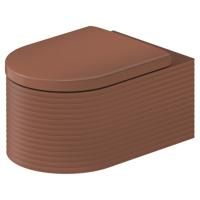 Duravit  Millio Унитаз подвесной &quot;Grooves&quot;  370х570 мм, крепление в компл.,цвет матовая корица