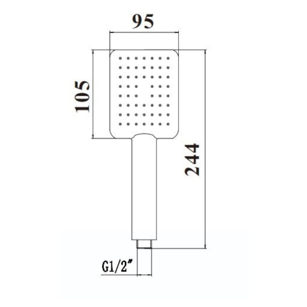 Душевая лейка Savol S-FSP01H, черный