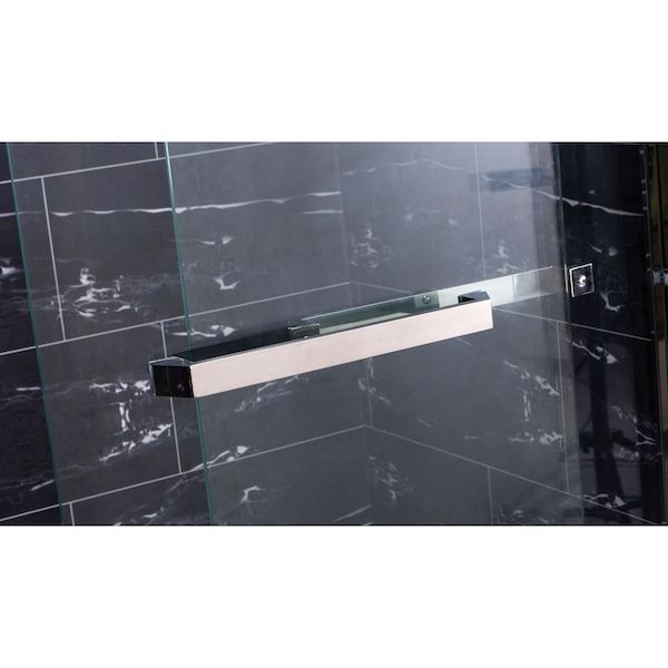 Душевой уголок Royal Bath RB-L-2011-1200-8R 120х80 без поддона профиль Хром стекло прозрачное