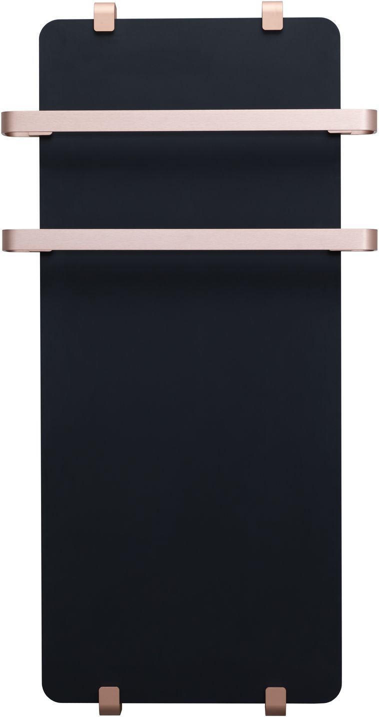 Полотенцесушитель электрический Allen Brau Infinity 140x44 с рейлингом 2.0 и креплением, медь браш