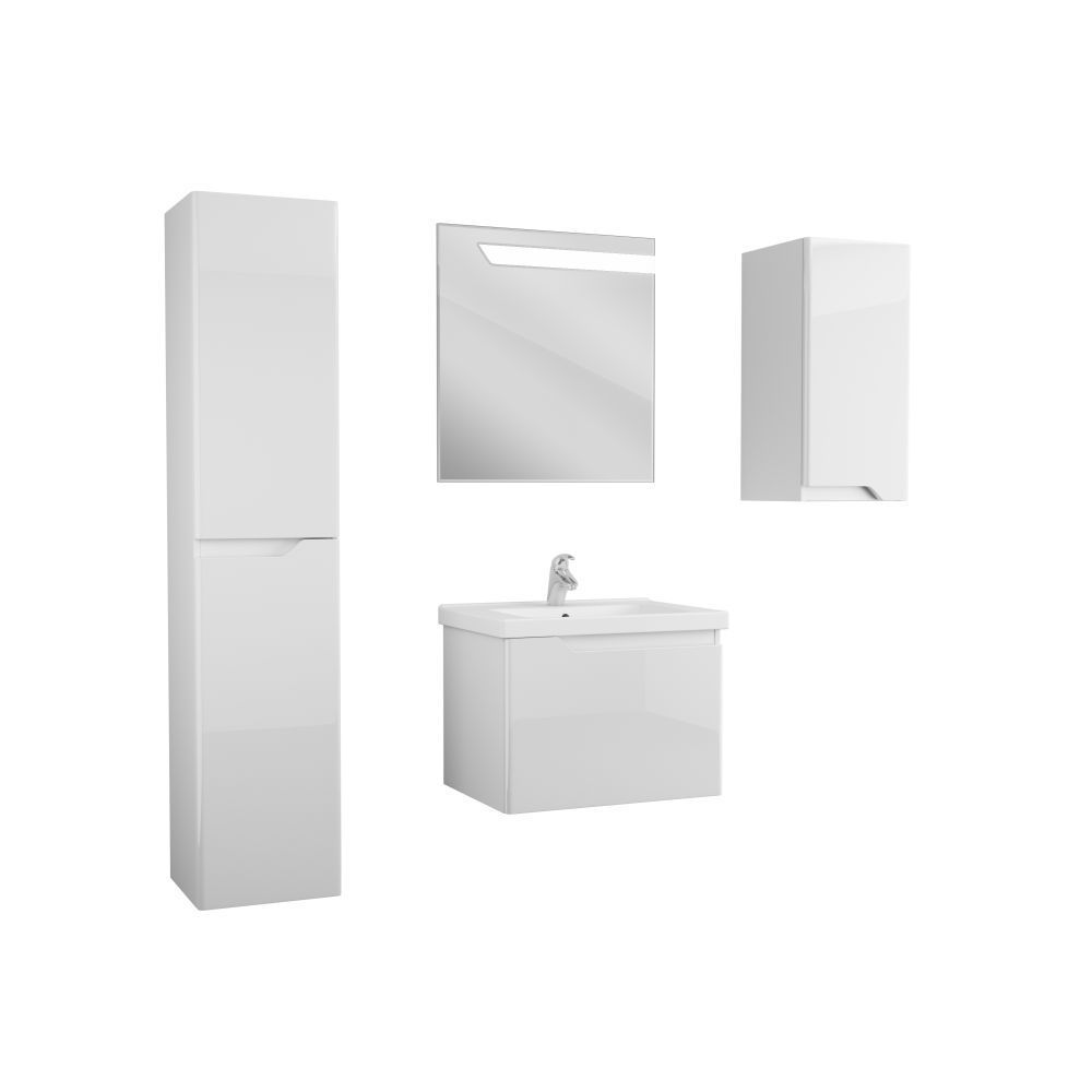 Тумба Hella 65, белый лак