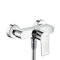 Смеситель для душа, Hansgrohe, Metris, тип открывания воды-однорычажный, тип регулирования воды-керамический картридж, тип установки-настенный, отверстия для монтажа-2, комплектация-шланговое подсоединение, цвет-хром Смеситель для душа, Hansgrohe, Metris, тип открывания воды-однорычажный, тип регулирования воды-керамический картридж, тип установки-настенный, отверстия для монтажа-2, комплектация-шланговое подсоединение, цвет-хром