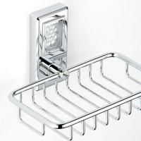 THG METROPOLIS CRISTAL CLAIR Мыльница-корзина металлическая 160х95 мм., цвет хром