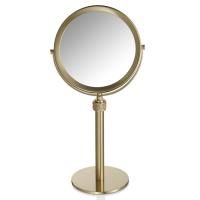 Decor Walther Rocks SP 13/V Косметическое зеркало на подставке, с кристаллами Swarovski®, цвет: золото матовое