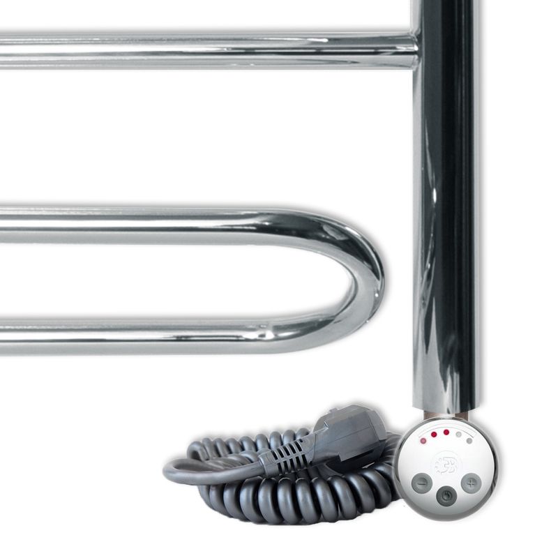 Электрический полотенцесушитель Ника Curve ЛZ Эл. 50x50 Хром