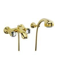 AXO SWAROVSKI Смеситель для ванны внешний, золото