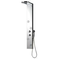 Душевая панель Black&White Stellar Wind W58 с гидромассажем Серебристый хром