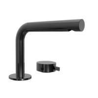 Fantini AF/21 Смеситель для раковины, 2 отв., без донного клапана, излив 155мм, цвет: Matt Gun Metal PVD