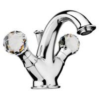 Смеситель для раковины Webert Karenina KA700102 Хром кристаллы Swarovski