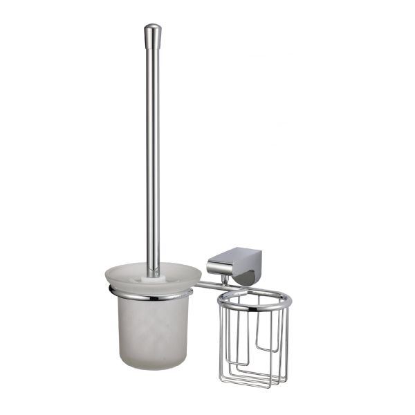 Ершик с держателем освежителя Savol S-L07394, хром