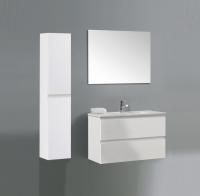 Комплект мебели IBX YASMIN, 1000 мм, цвет белый глянцевый лак