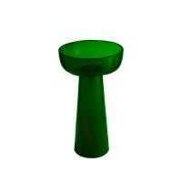 Раковина, KNIEF, тип установки-напольный/отдельностоящий, отверстия для смесителя-отсутствуют, без перелива, материал-Solid surface, цвет-Green Blackish