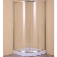Душевой уголок Agger A01-080MCR 80x80 профиль Хром стекло матовое