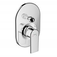 Смеситель для душа, Hansgrohe, Vernis Shape, тип открывания воды-рычажный, тип регулирования воды-керамический картридж, тип установки-встраиваемый , отверстия для монтажа-2, материал ручки-металл, цвет ручки-в цвет смесителя, внутренняя часть-необходимо  Смеситель для душа, Hansgrohe, Vernis Shape, тип открывания воды-рычажный, тип регулирования воды-керамический картридж, тип установки-встраиваемый , отверстия для монтажа-2, материал ручки-металл, цвет ручки-в цвет смесителя, внутренняя часть-необходимо