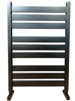 Водяной полотенцесушитель Ника Modern ЛМ 7 80x50 Черный матовый 9 перекладин