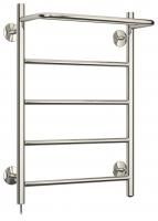 Электрический полотенцесушитель СТИЛЬЕ "Формат 30 Л" 600х400 (Полка + 4) П16 (Без покрытия)