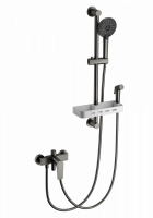 Смеситель для душа с гарнитуром WONZON & WOGHAND, Темный графит (WW-A31003-BGG) Смеситель для душа с гарнитуром WONZON & WOGHAND, Темный графит (WW-A31003-BGG)