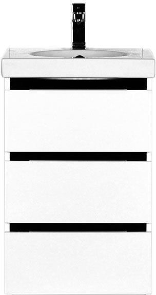 Тумба с раковиной De Aqua Ариетта 50 белый Тумба с раковиной De Aqua Ариетта 50 белый