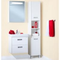 Тумба под раковину Бриклаер Палермо 60 подвесная Белая