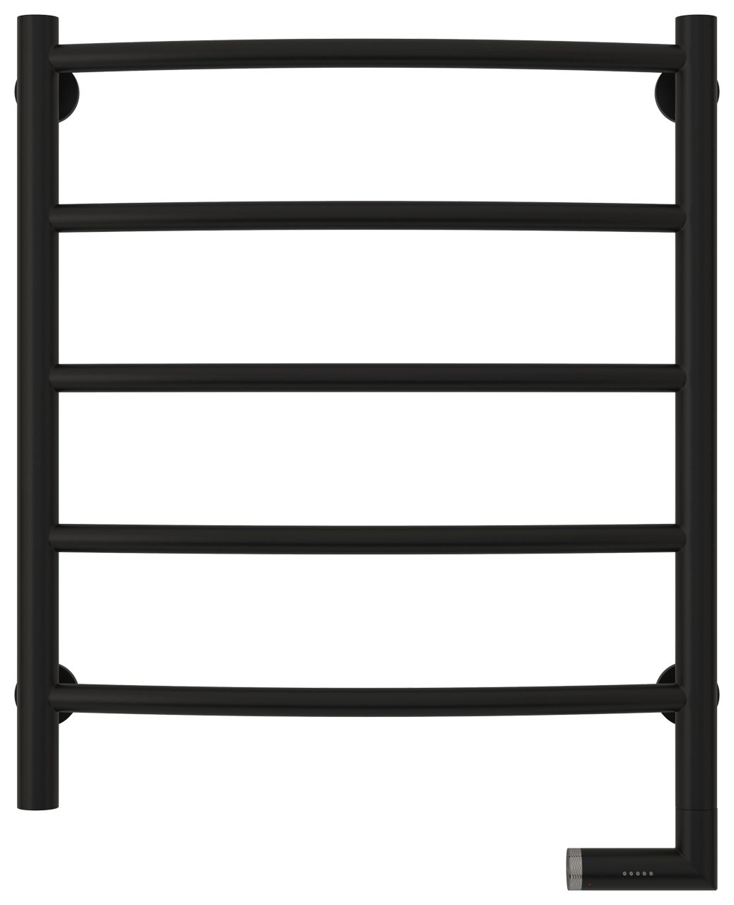 Полотенцесушитель электрический "ГАЛАНТ 2.0" 600х500 / МЭМ правый (Матовый Чёрный)