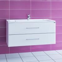 Тумба для умыв. "Омега-100" 2 ящ. подвес. (ум.  Сириус 100 литой мрамор)