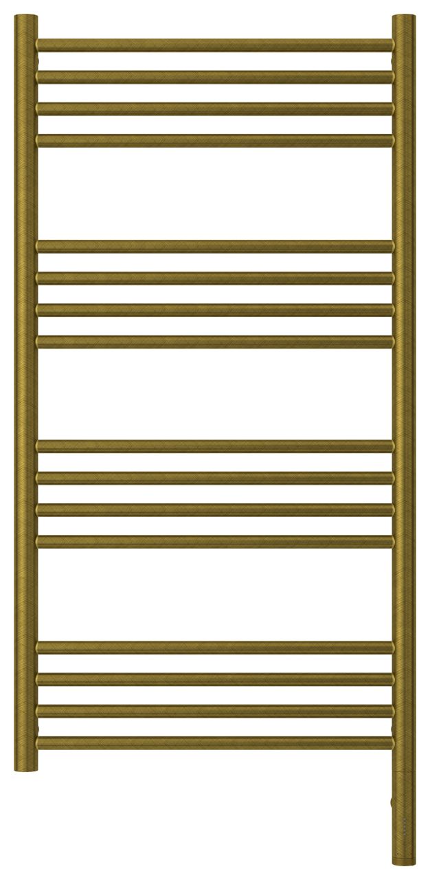 Полотенцесушитель электрический "БОГЕМА 3.0" прямая 1000х500 / МЭМ правый (Состаренная бронза)