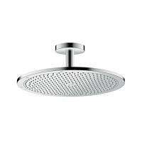 AX  Верхний душ, Ø 350мм, 1jet, с  держателем 100мм, потолочный монтаж, ½’, цвет: хром AX  Верхний душ, Ø 350мм, 1jet, с  держателем 100мм, потолочный монтаж, ½’, цвет: хром