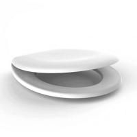 SANIT 8000 Сиденье для унитаза, белое тяжелое из дюропласта, стальные шарниры, быстросъемное. В коробке. Вес 2,40кг