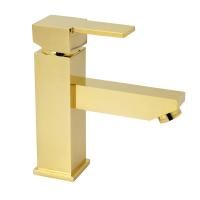 KVANT GOLD Смеситель для раковины моноком., золото