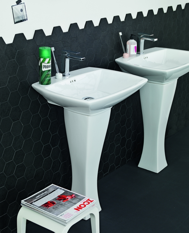 Artceram JAZZ раковина с 1 отв. под смеситель 60х48см, цвет белый