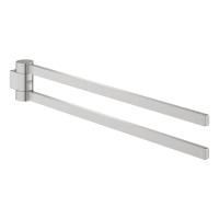 Держатель для полотенца GROHE Selection, двойной, поворотный, суперсталь (41063DC0) Держатель для полотенца GROHE Selection, двойной, поворотный, суперсталь (41063DC0)