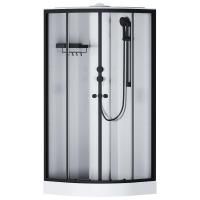 W94C-401-090BT X-Joy кабина душевая 90x90, 1/4 круга, профиль мат.черный, стекло прозрачное W94C-401-090BT X-Joy кабина душевая 90x90, 1/4 круга, профиль мат.черный, стекло прозрачное
