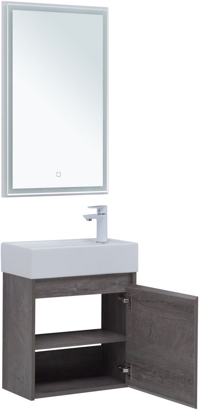 Мебель для ванной Aquanet Nova Lite 50 дуб рошелье (с дверецей) Мебель для ванной Aquanet Nova Lite 50 дуб рошелье (с дверецей)