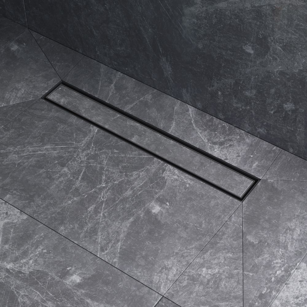 W01SC-U11-050-04BM MasterFlow Трап для душа линейный универс затвор Tile 50см цвет черн мат W01SC-U11-050-04BM MasterFlow Трап для душа линейный универс затвор Tile 50см цвет черн мат