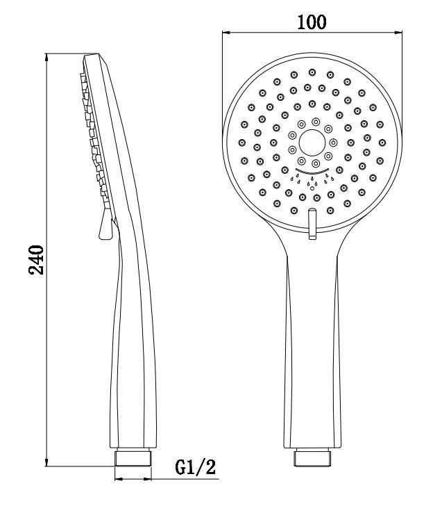 Ручной душ BELBAGNO NOVA BB-D1C5 Ручной душ BELBAGNO NOVA BB-D1C5