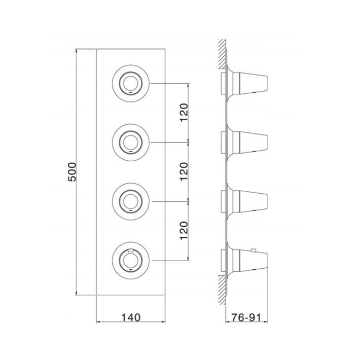 Внутрення часть, Cisal, Kawa, назначение-смеситель для душа